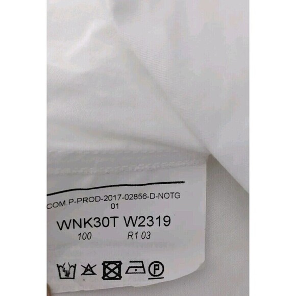 Emporio Armani White Blouse Bell Sleeves Size Medium - Picture 5 of 8